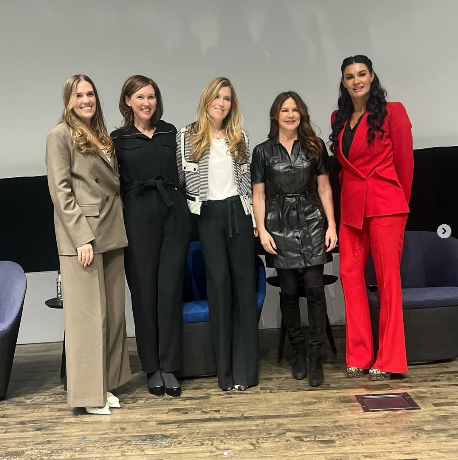 Amy Synnott with fellow speakers at CEW’s Amazon Premium Beauty panel